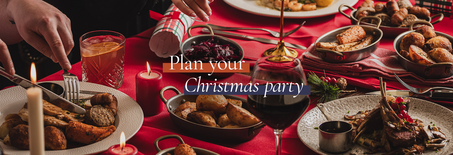 Christmas party at The Angel
