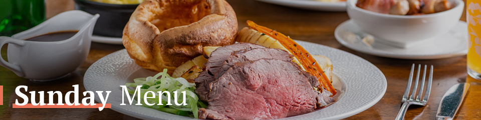 Sunday Menu at The Angel